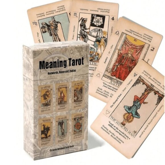 Meanings Beginner Tarot Deck Rider-Waite-Smith Meanings on Each Card - Picture 1 of 5